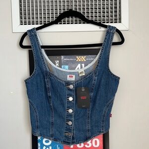 Levi's Denim Denim Corset